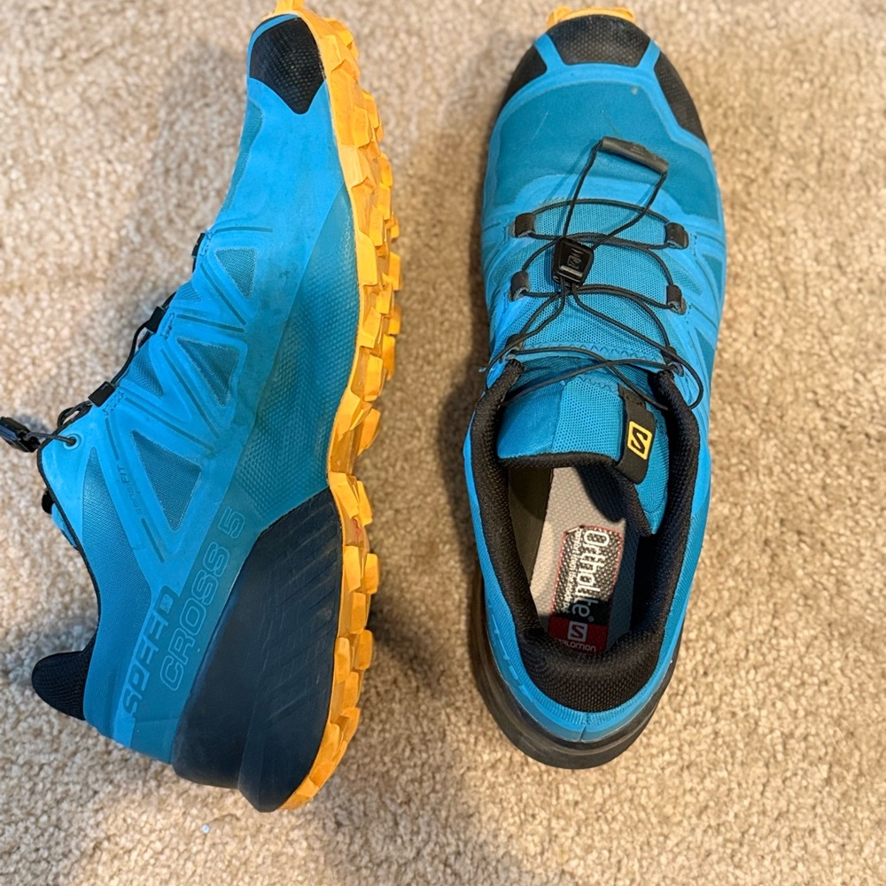 Salomon Men's Vibrant Blue Athletic Shoes - Picture 4 of 7